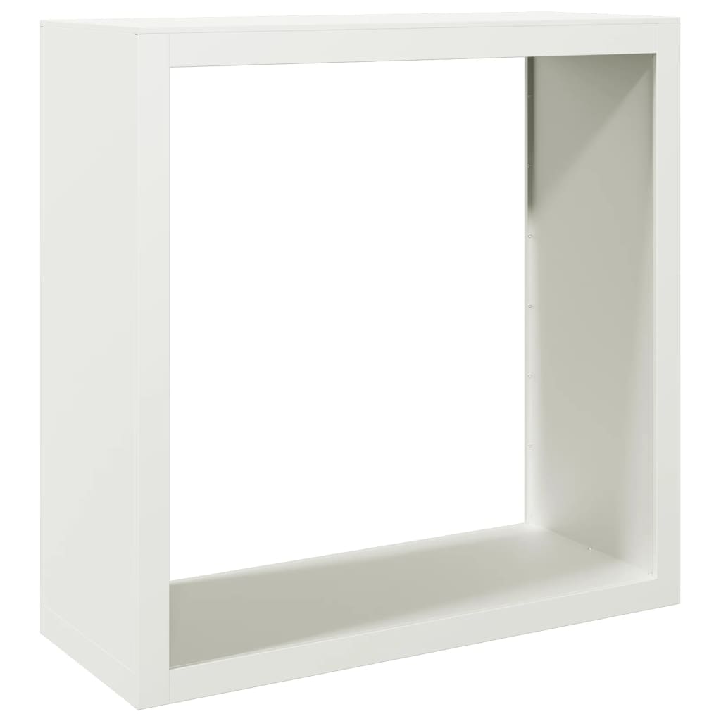 vidaXL Vedställ vit 100x40x100 cm stål