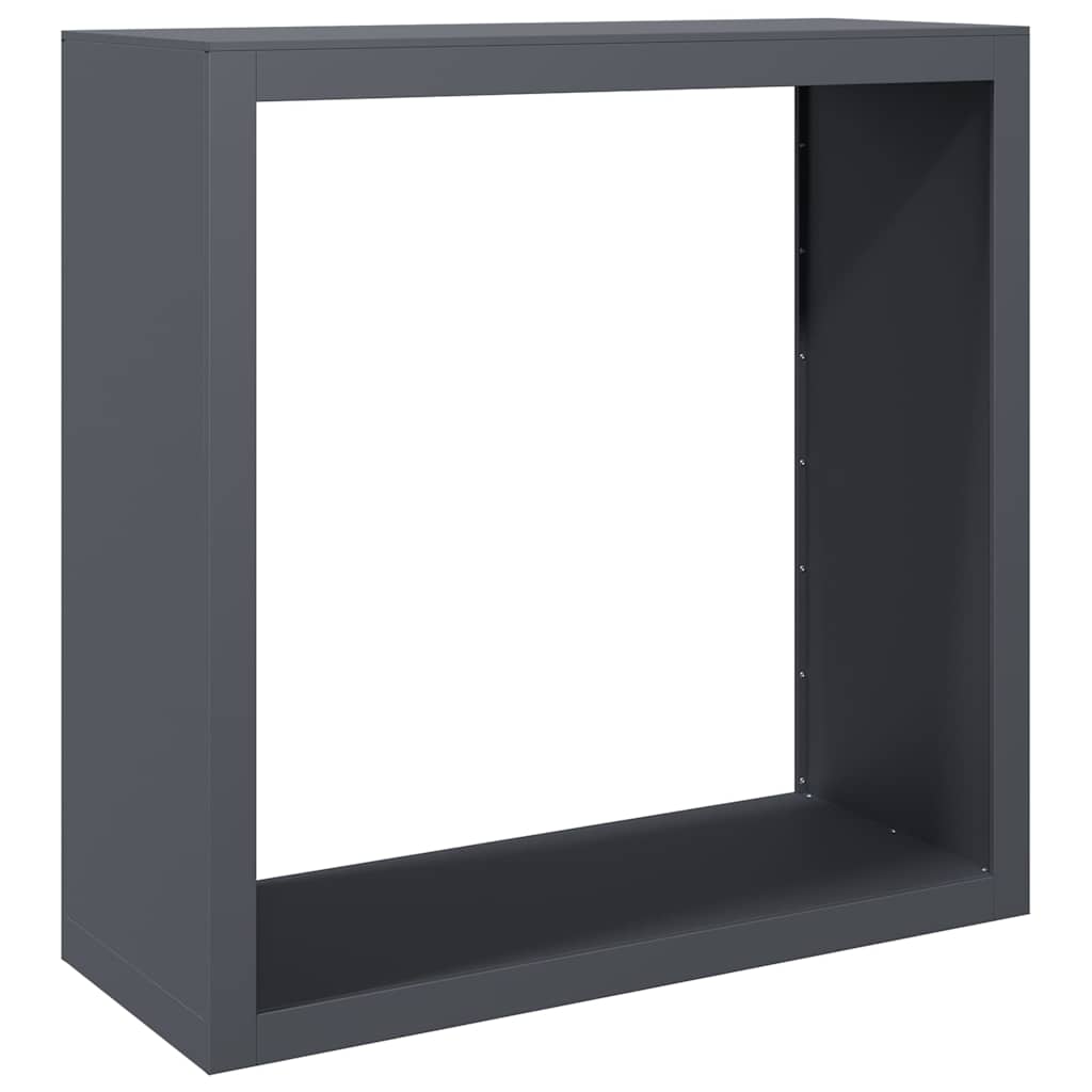 vidaXL Vedställ antracit 100x40x100 cm stål