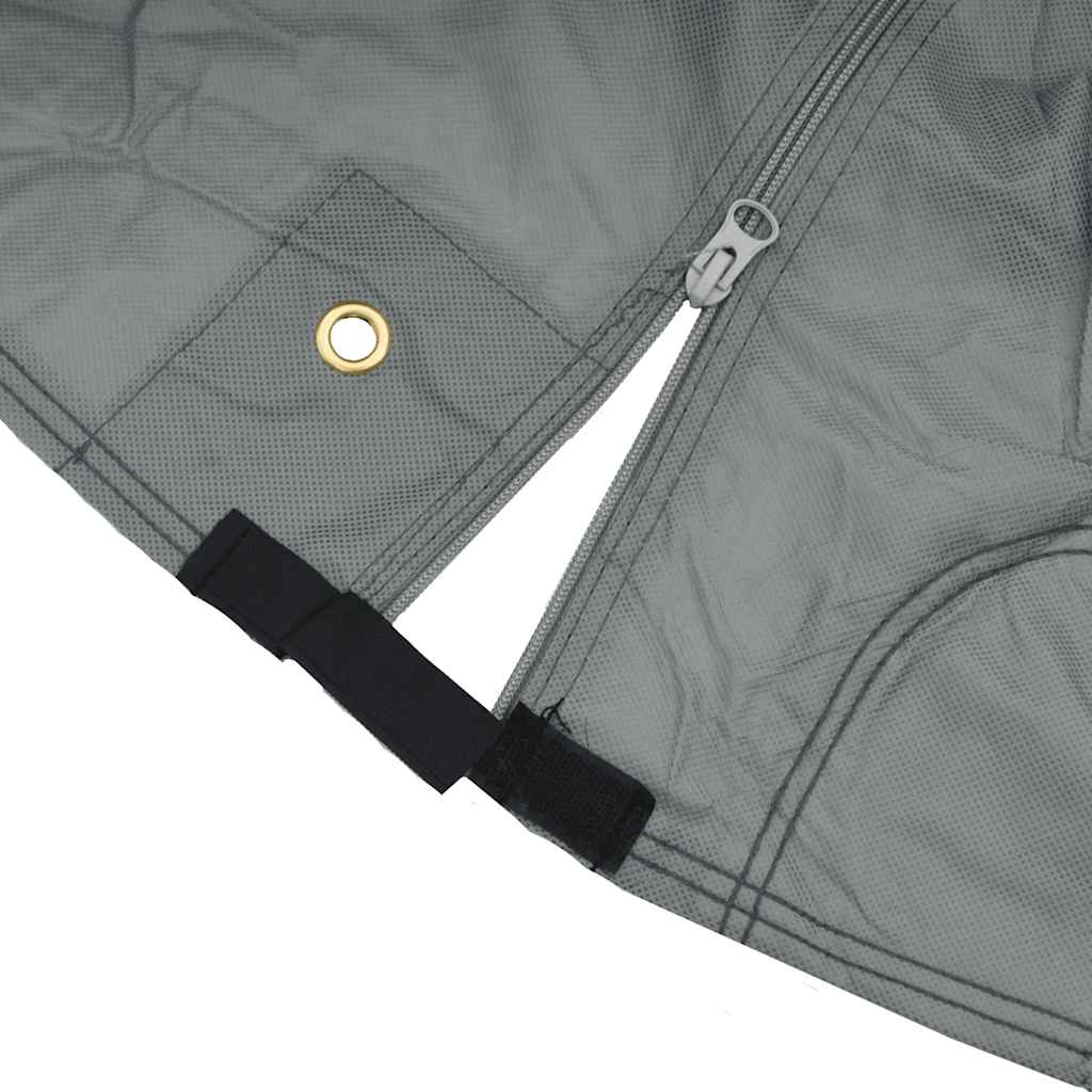 vidaXL Husbilsöverdrag grå 970x235x275 cm non-woven tyg