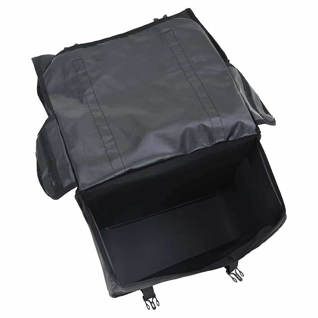 vidaXL Cykelväska Grå och svart 31,5 x 15,5 x 40 cm Polyester