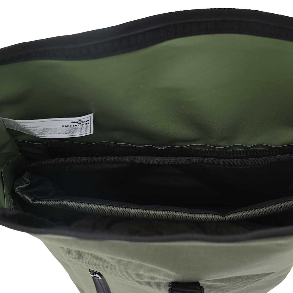 vidaXL Cykelväska Olivgrön 31 x 13 x 58 cm Polyester