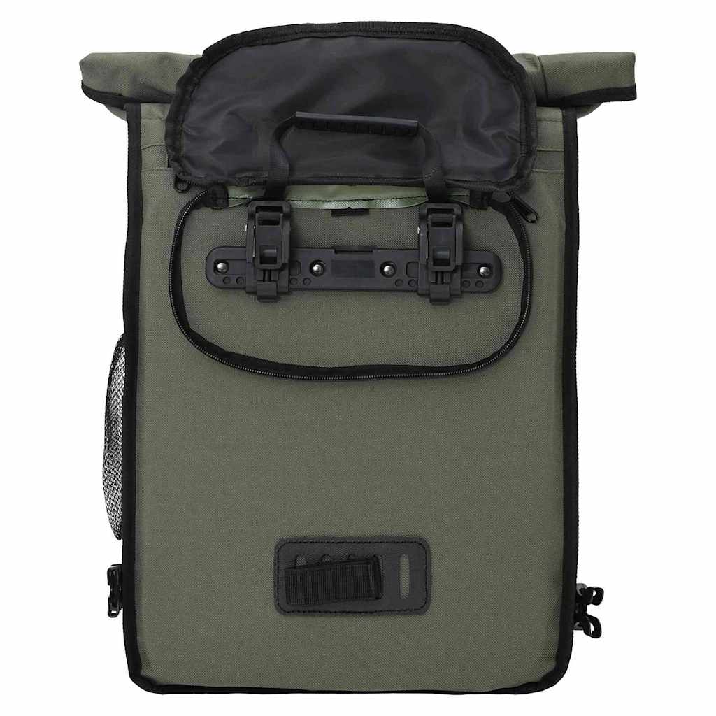 vidaXL Cykelväska Olivgrön 31 x 13 x 58 cm Polyester