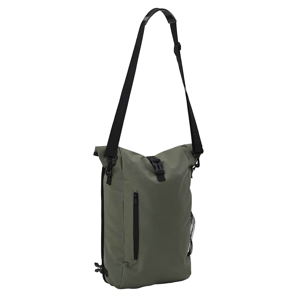 vidaXL Cykelväska Olivgrön 31 x 13 x 58 cm Polyester