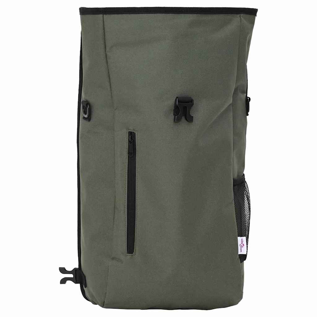 vidaXL Cykelväska Olivgrön 31 x 13 x 58 cm Polyester