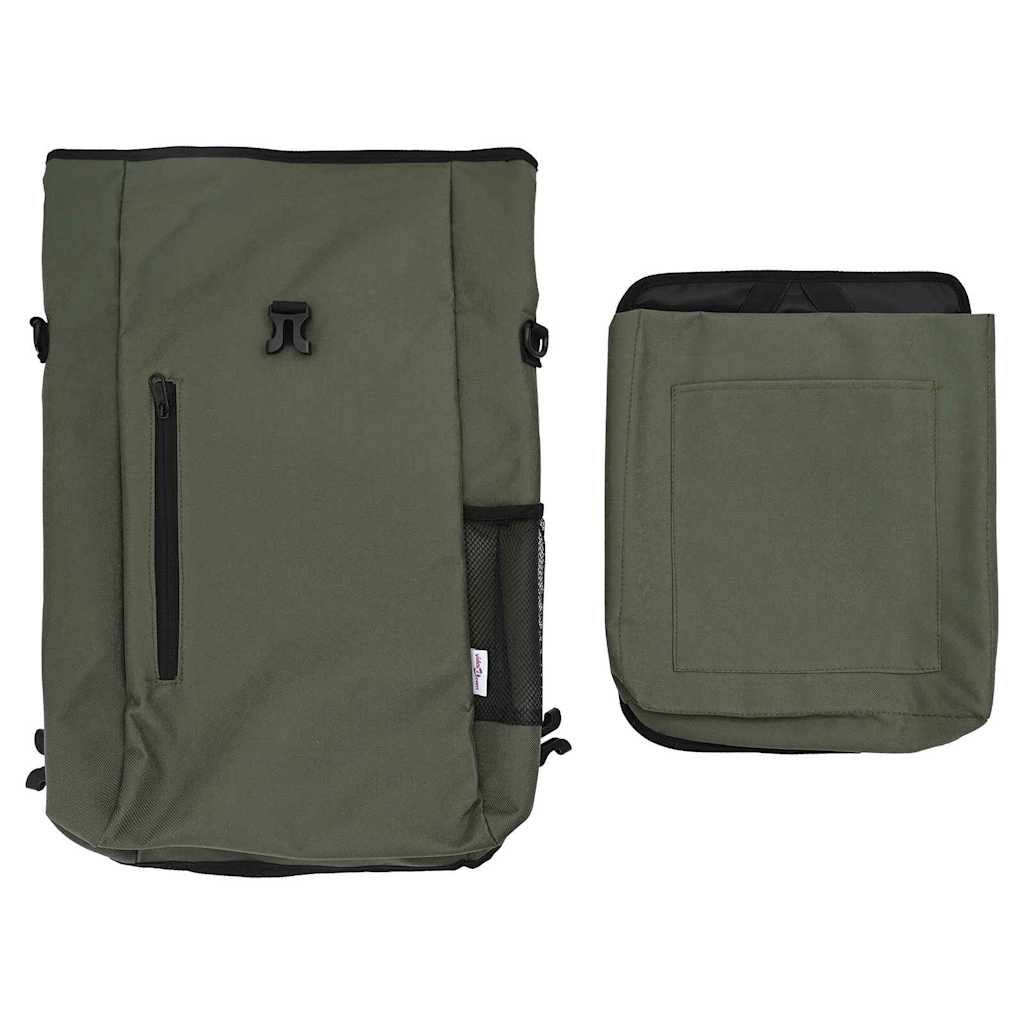 vidaXL Cykelväska Olivgrön 31 x 13 x 58 cm Polyester