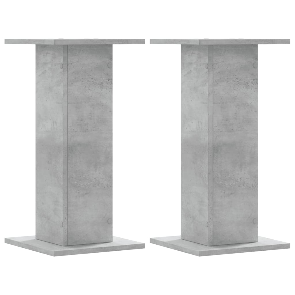 vidaXL Växtställ 2 st betonggrå 30x30x60 cm konstruerat trä
