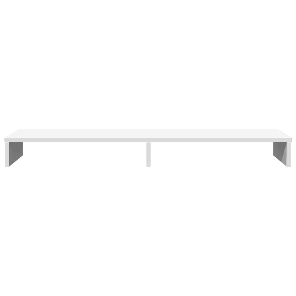 vidaXL Skärmställ vit 100x27x10 cm konstruerat trä