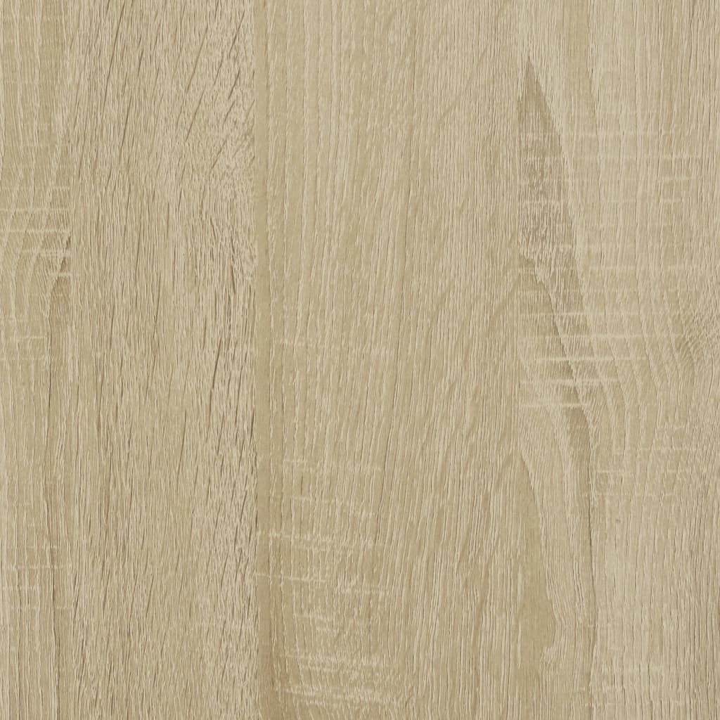 vidaXL Skärmställ sonoma-ek 100x27x10 cm konstruerat trä