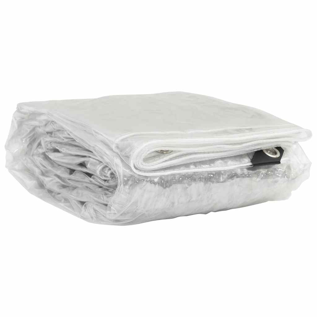 vidaXL Växtskydd med öljetter 2x6 m PVC