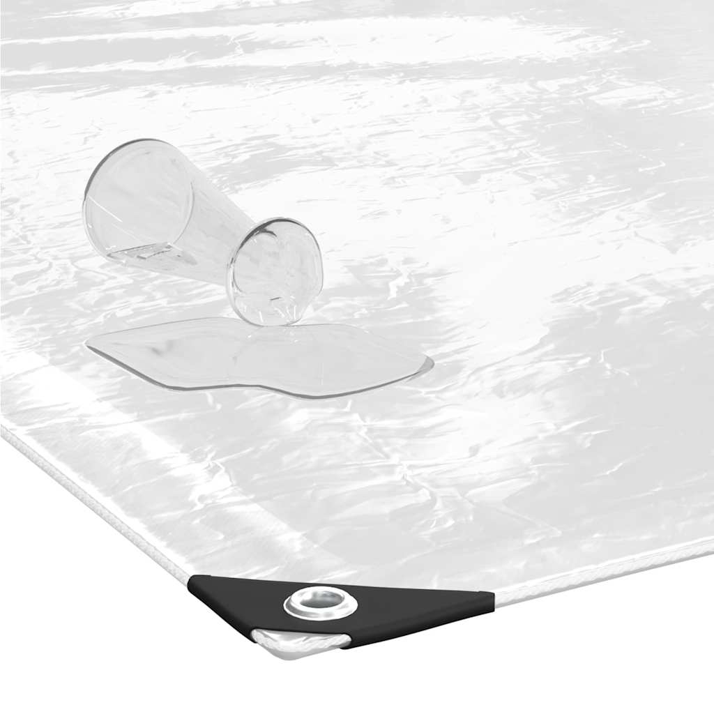 vidaXL Växtskydd med öljetter 2x6 m PVC