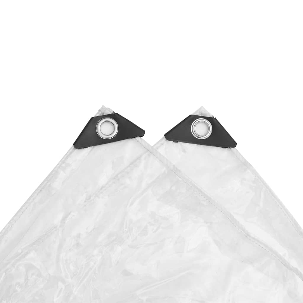 vidaXL Växtskydd med öljetter 2x6 m PVC
