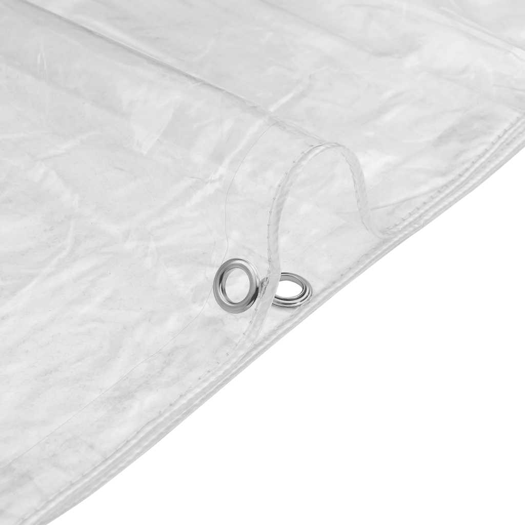 vidaXL Växtskydd med öljetter 2x6 m PVC