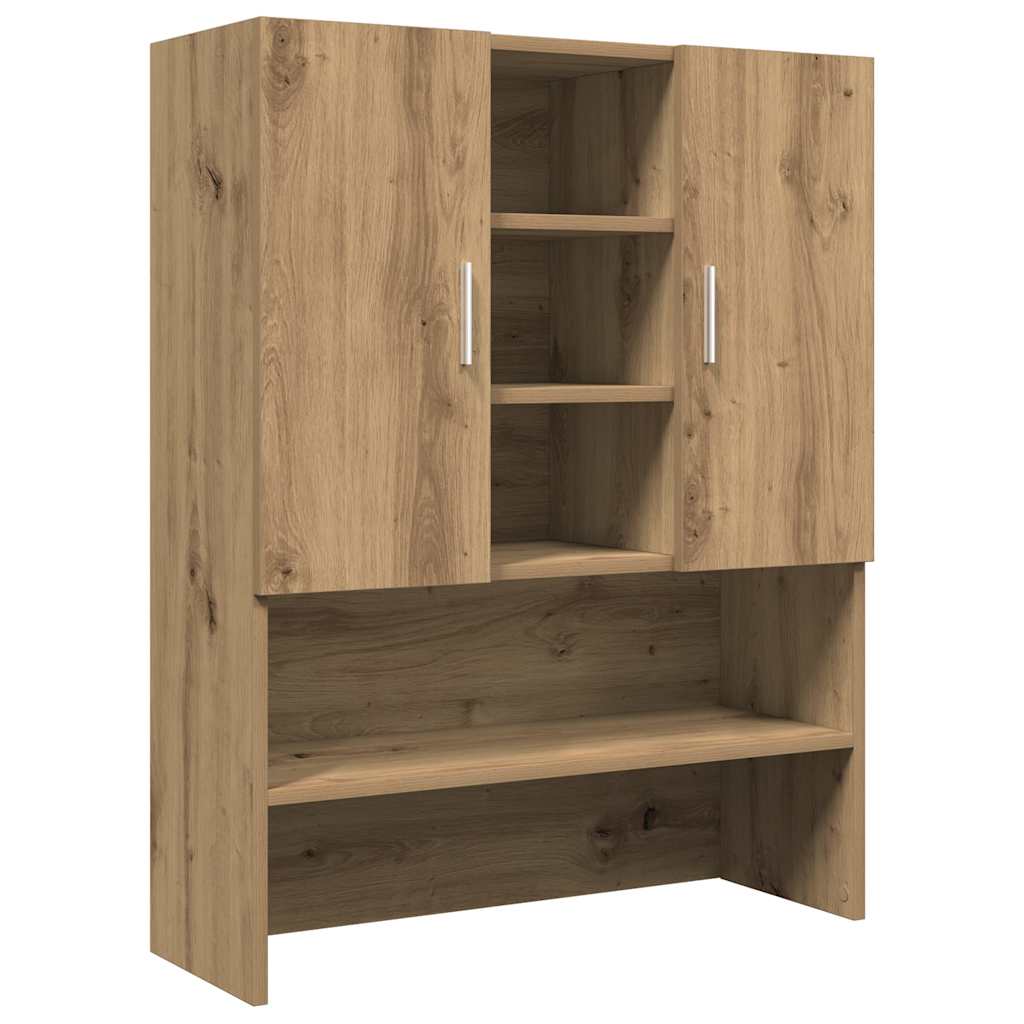 vidaXL Tvättmaskinsskåp artisan ek 70,5x25,5x90 cm