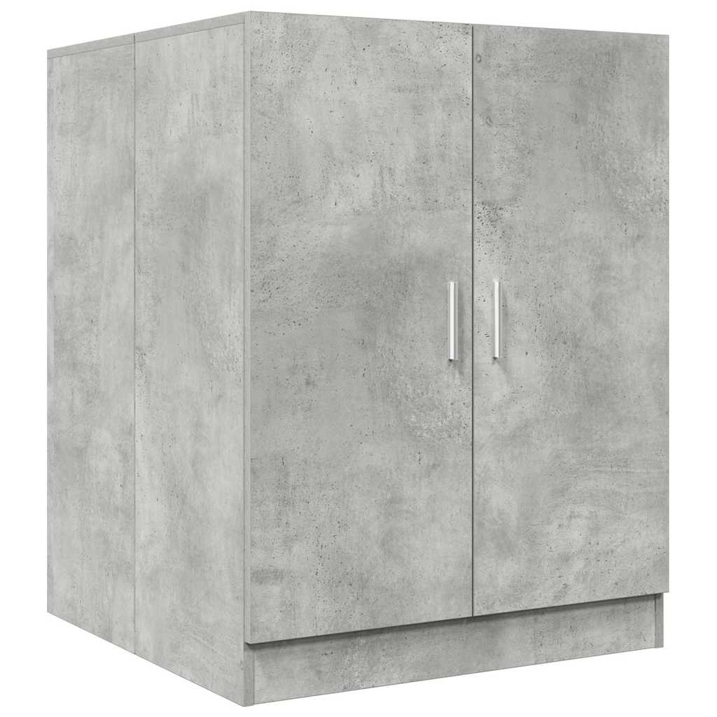 vidaXL Tvättmaskinsskåp betonggrå 70,5x71,5x91,5 cm