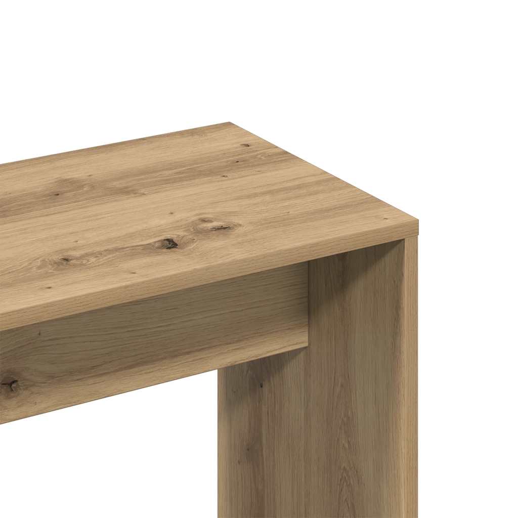 vidaXL Sminkpall artisan ek 70x35x45 cm konstruerat trä