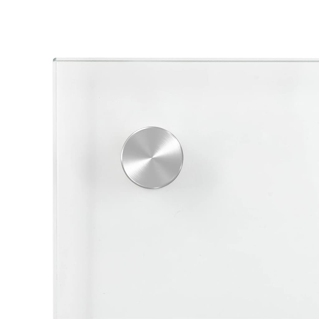 vidaXL Stänkskydd 2 st transparent 70x50 cm härdat glas