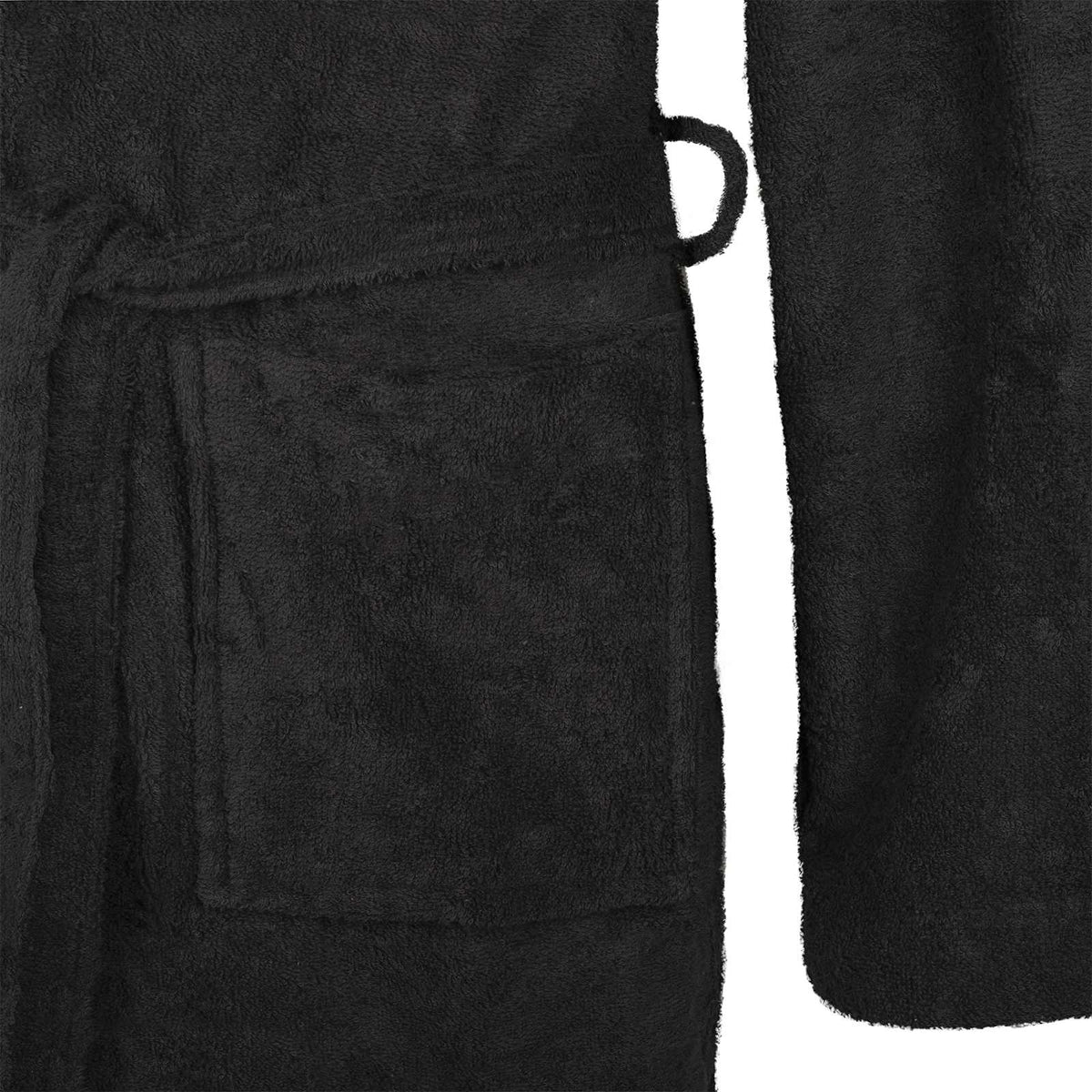 vidaXL Badrock KINN Svart XXL Bomull