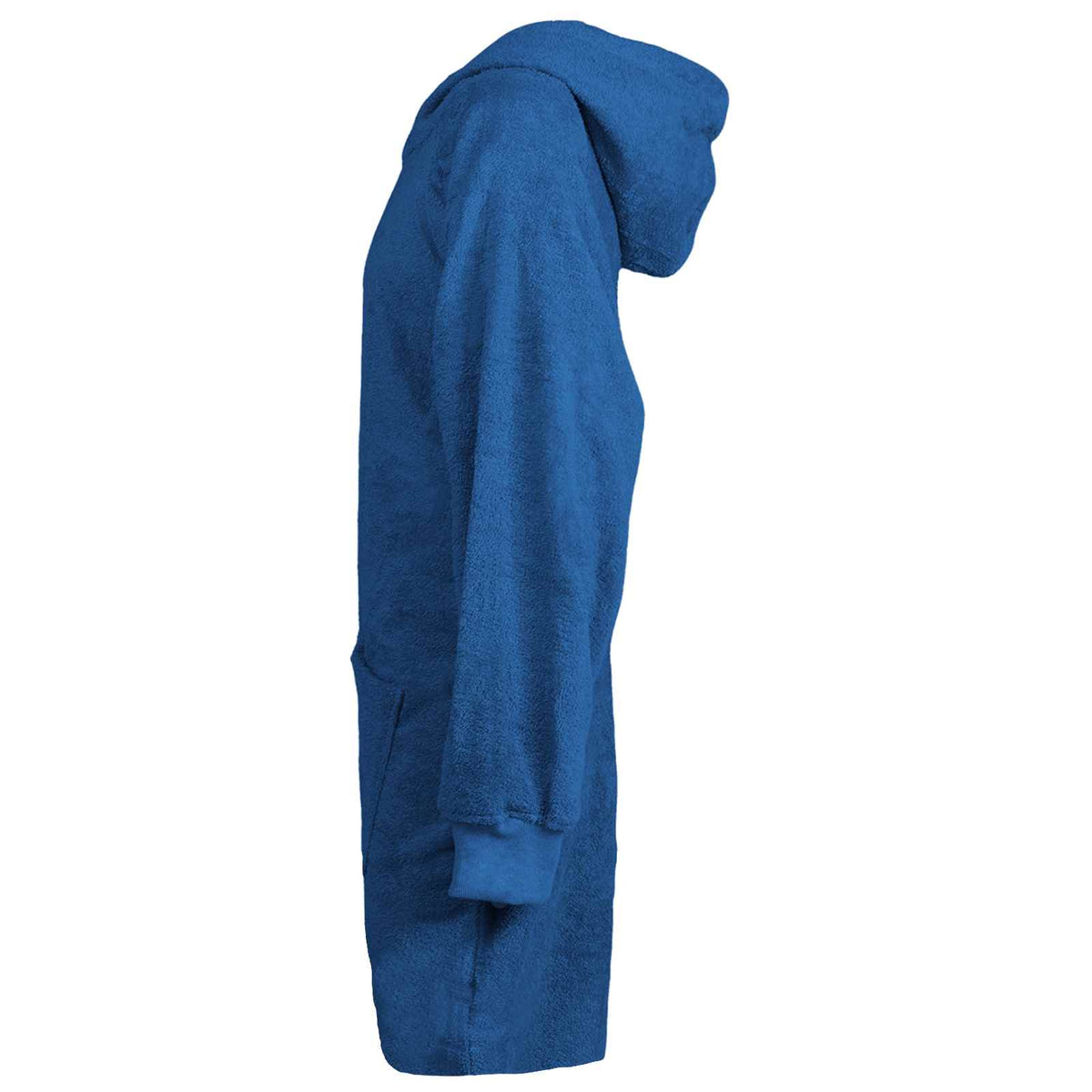 vidaXL Filt-hoodie KINN Marinblå L Bomull