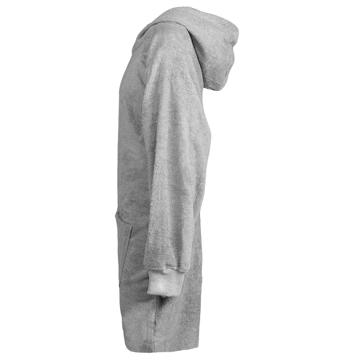 vidaXL Filt-hoodie KINN Grå L Bomull