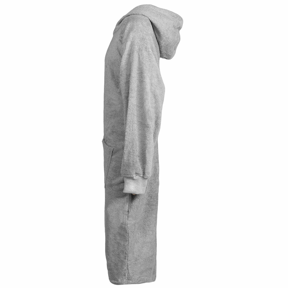 vidaXL Filt-hoodie KINN Grå XL Bomull