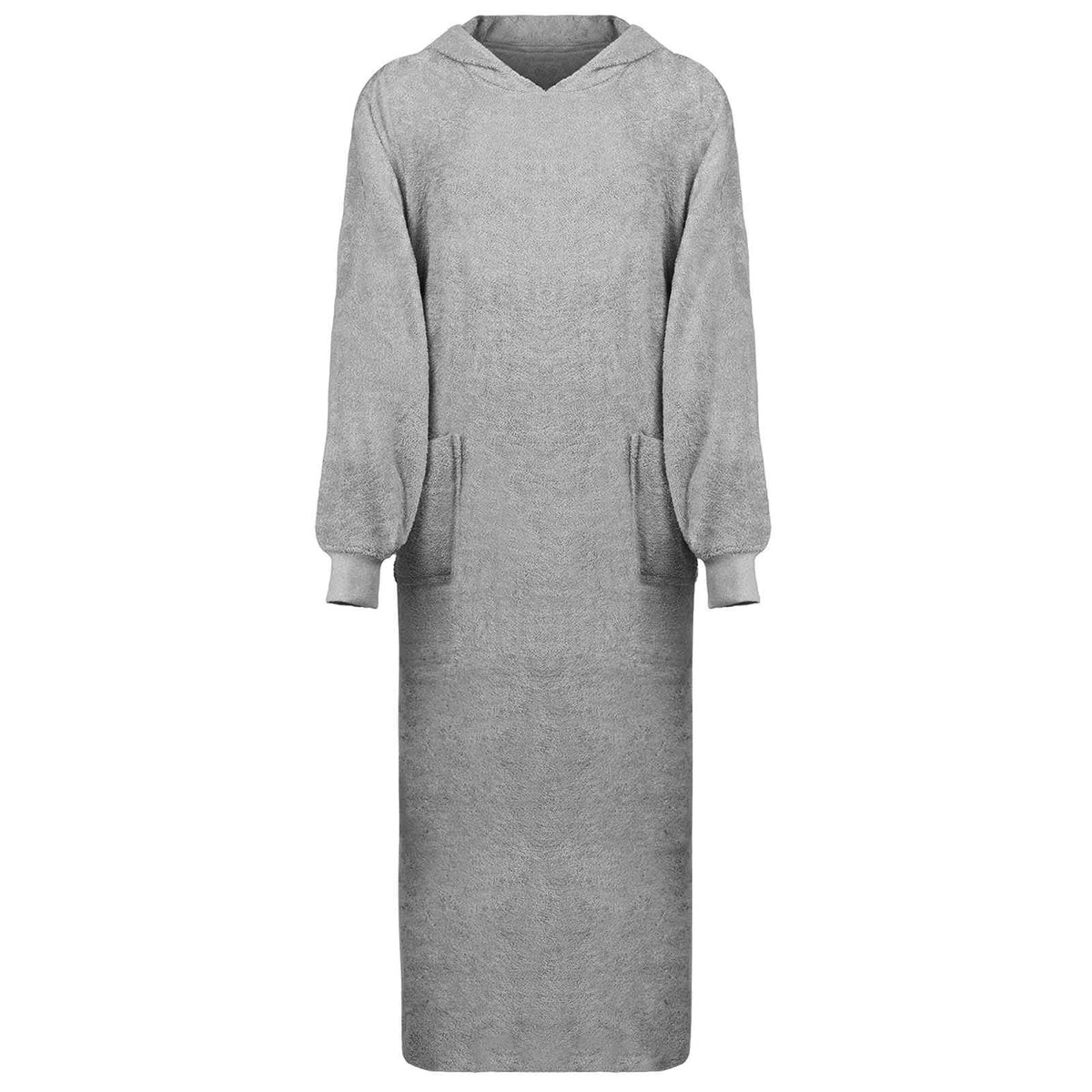 vidaXL Filt-hoodie KINN Grå XXL Bomull