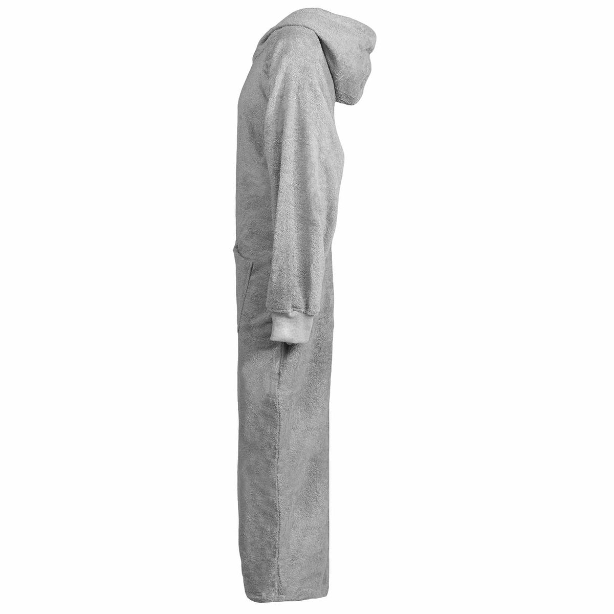 vidaXL Filt-hoodie KINN Grå XXL Bomull
