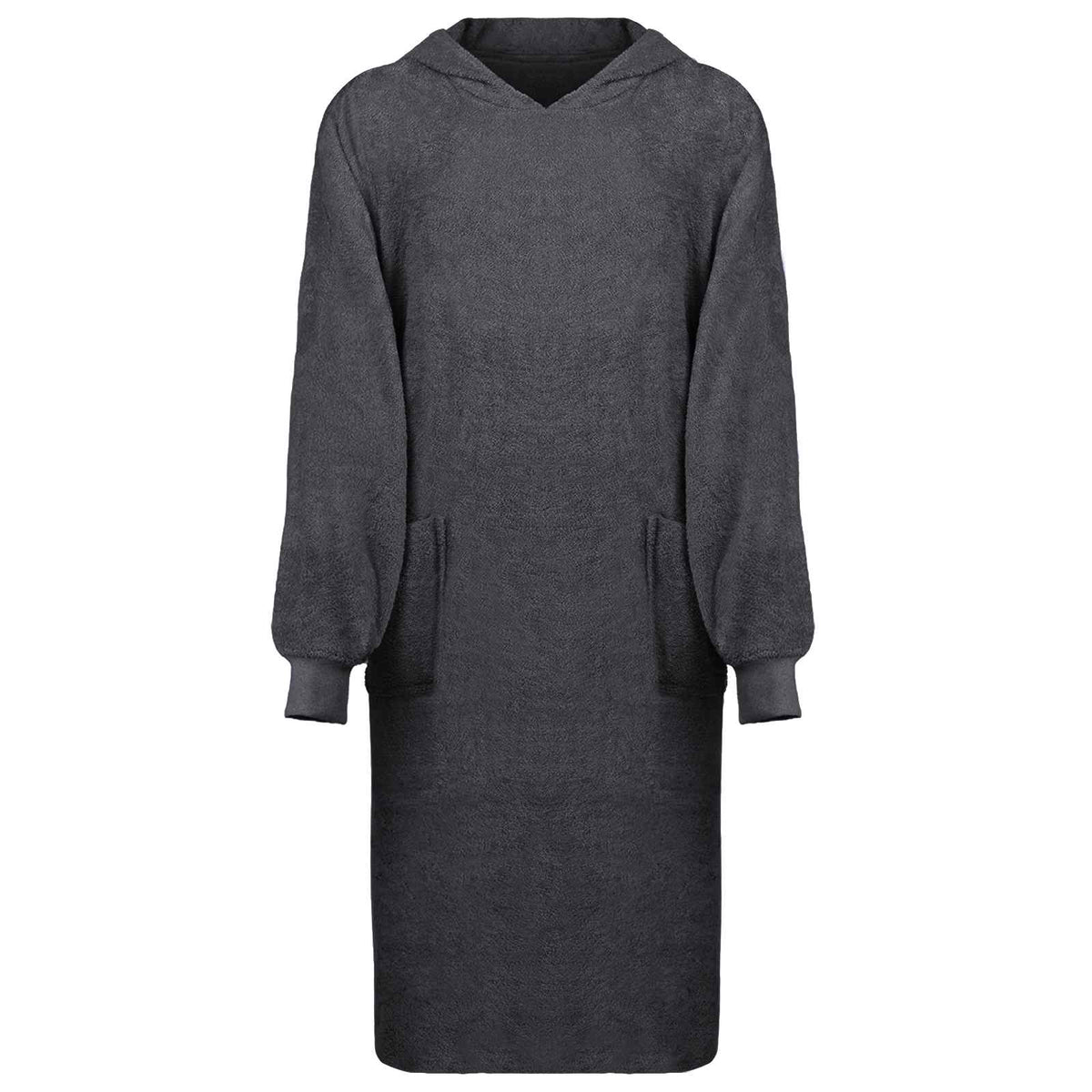 vidaXL Filt-hoodie KINN Antracit XL Bomull