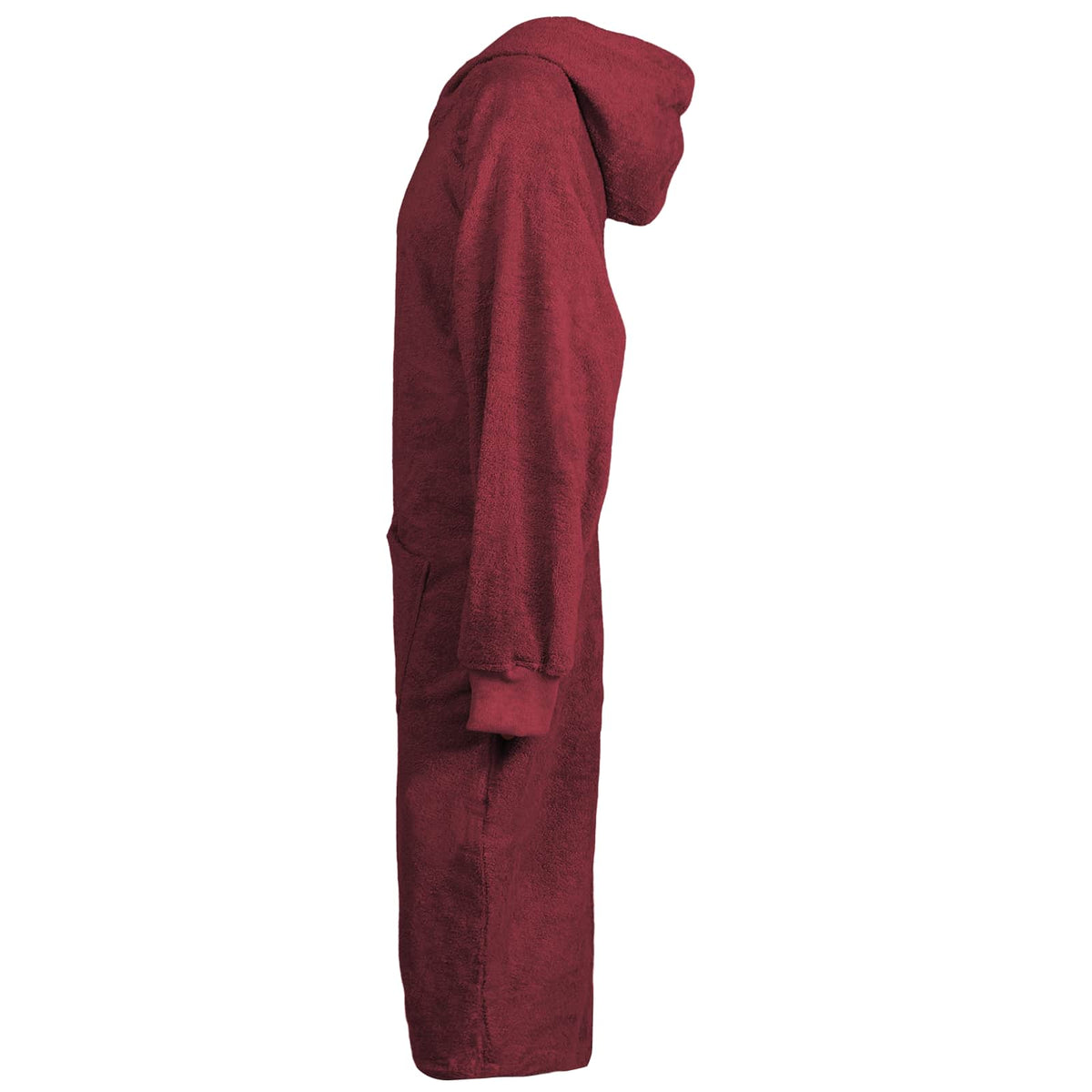 vidaXL Filt-hoodie KINN Röd XL Bomull