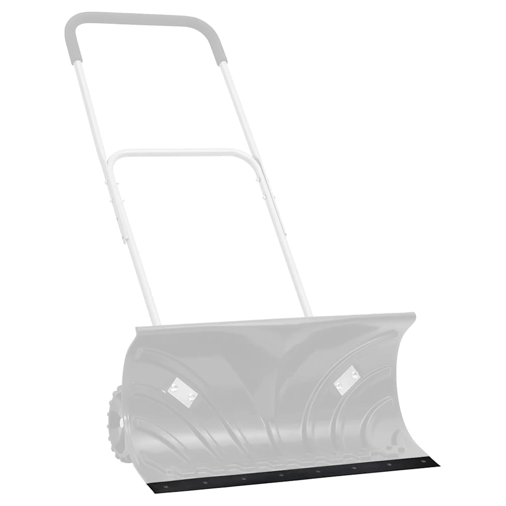 vidaXL Gummikant för snöplog svart 300x8x1 cm