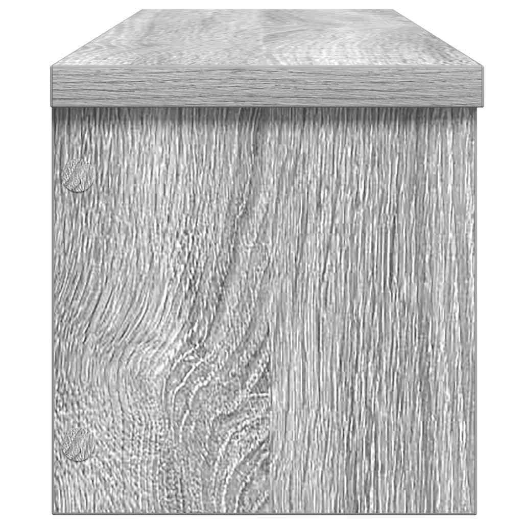 vidaXL Köksställ stapelbara grå sonoma 60x15x16 cm konstruerat trä