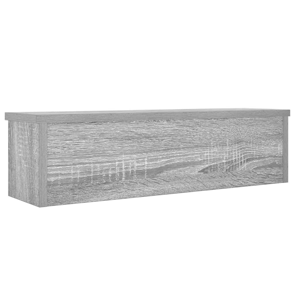 vidaXL Köksställ stapelbara grå sonoma 60x15x16 cm konstruerat trä