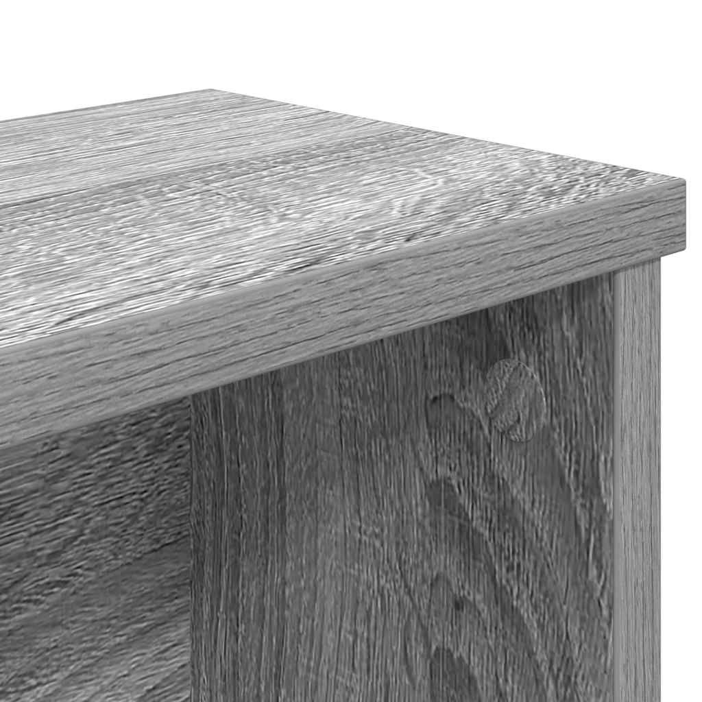 vidaXL Köksställ stapelbara grå sonoma 60x15x16 cm konstruerat trä