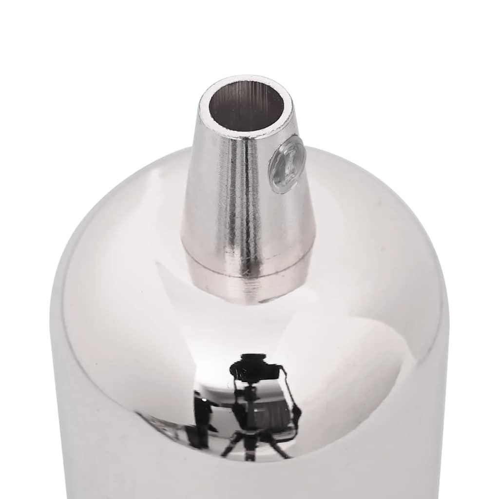 vidaXL Lamphållare 2 st Satin Nickel E27