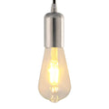 vidaXL Lamphållare 2 st Satin Nickel E27