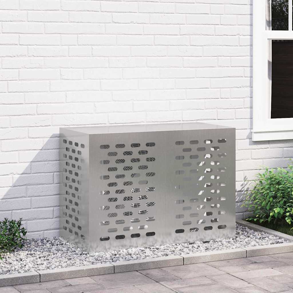 vidaXL Täckning för Luftkonditionering Silver 100 x 50 x 70 cm