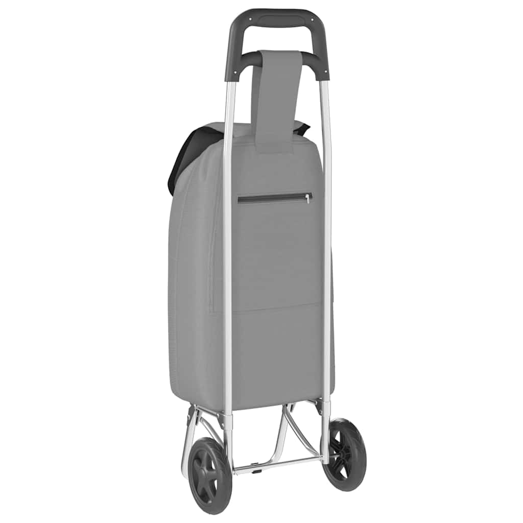 vidaXL Shoppingvagn Grå 35 x 28 x 92 cm Oxford tyg