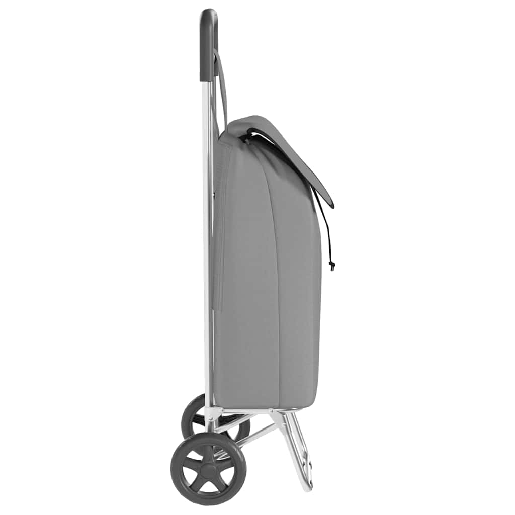 vidaXL Shoppingvagn Grå 35 x 28 x 92 cm Oxford tyg