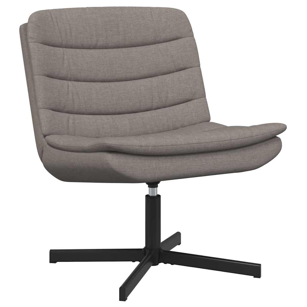 vidaXL Skrivstol Taupe 63 x 75 x 76 cm tyg