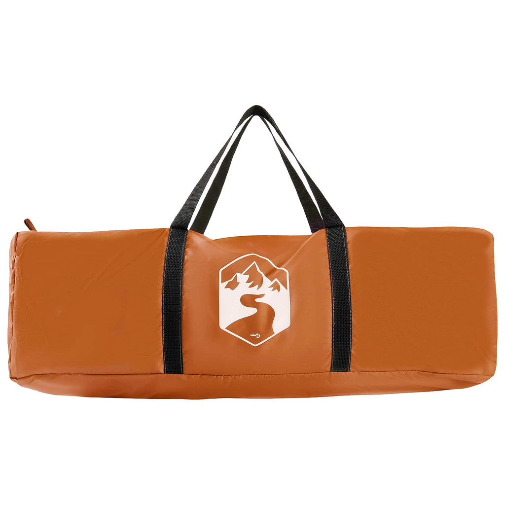 vidaXL Campingtältset 2 st 6-personers Orange Taffeta och tyg