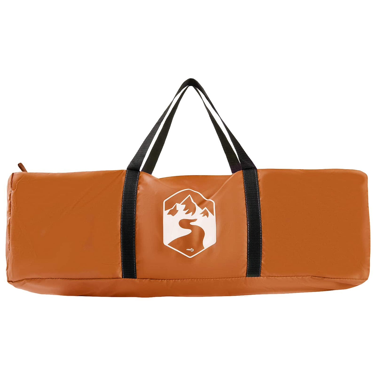 vidaXL Campingtältset 2 st 6-personers Orange Taffeta och tyg