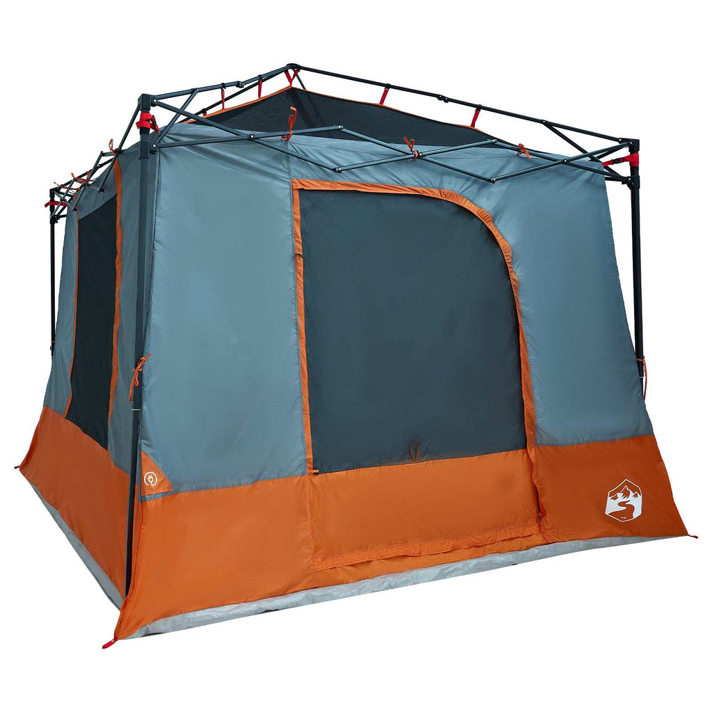 vidaXL Campingtältset 2 st 6-personers Orange Taffeta och tyg