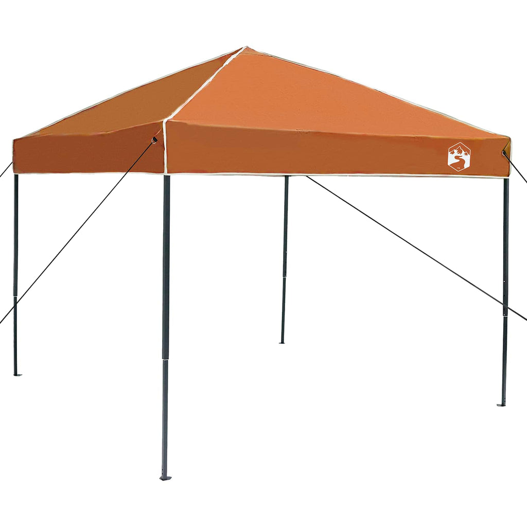 vidaXL Campingtältset 2 st 6-personers Orange Taffeta och tyg