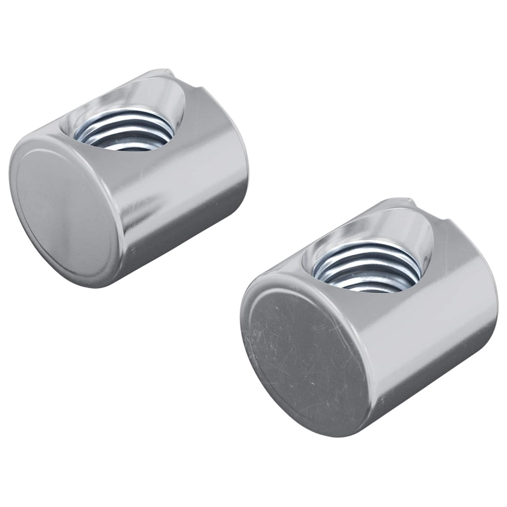 vidaXL Fästdon för tunnor 2 st Silver M6 x 12 mm Metall