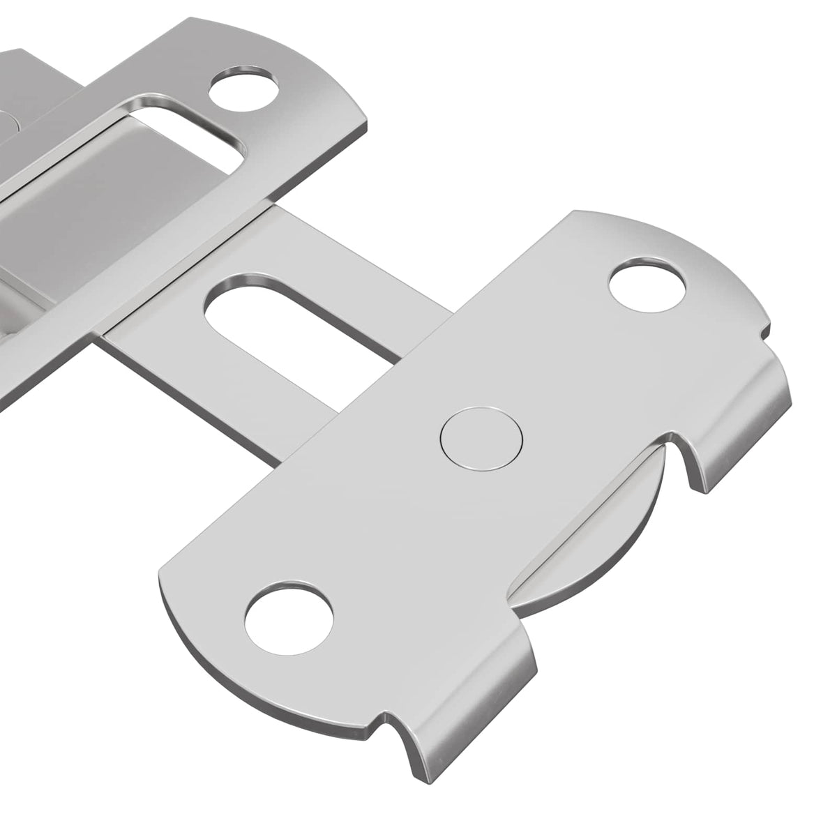 vidaXL Dörrlås 423 st Silver 70 x 8 mm Stål