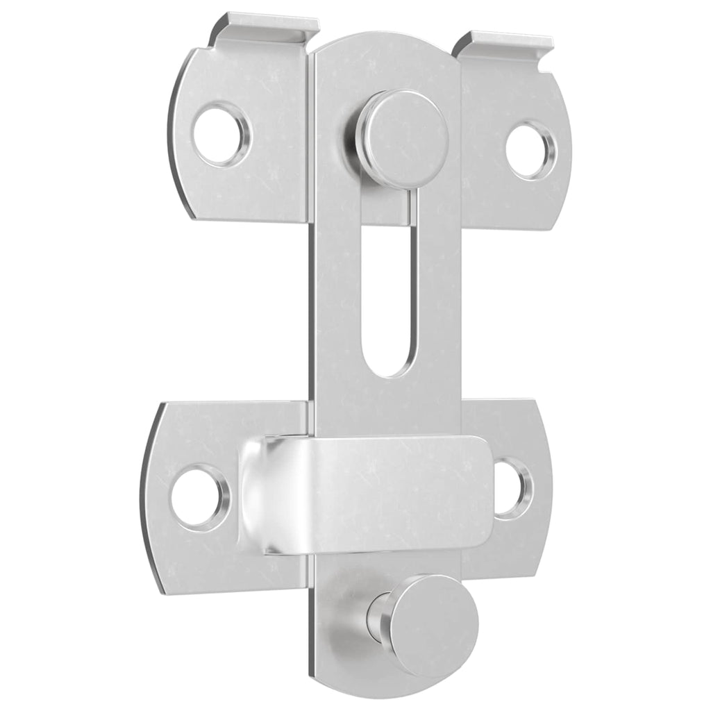vidaXL Dörrlås 423 st Silver 70 x 8 mm Stål