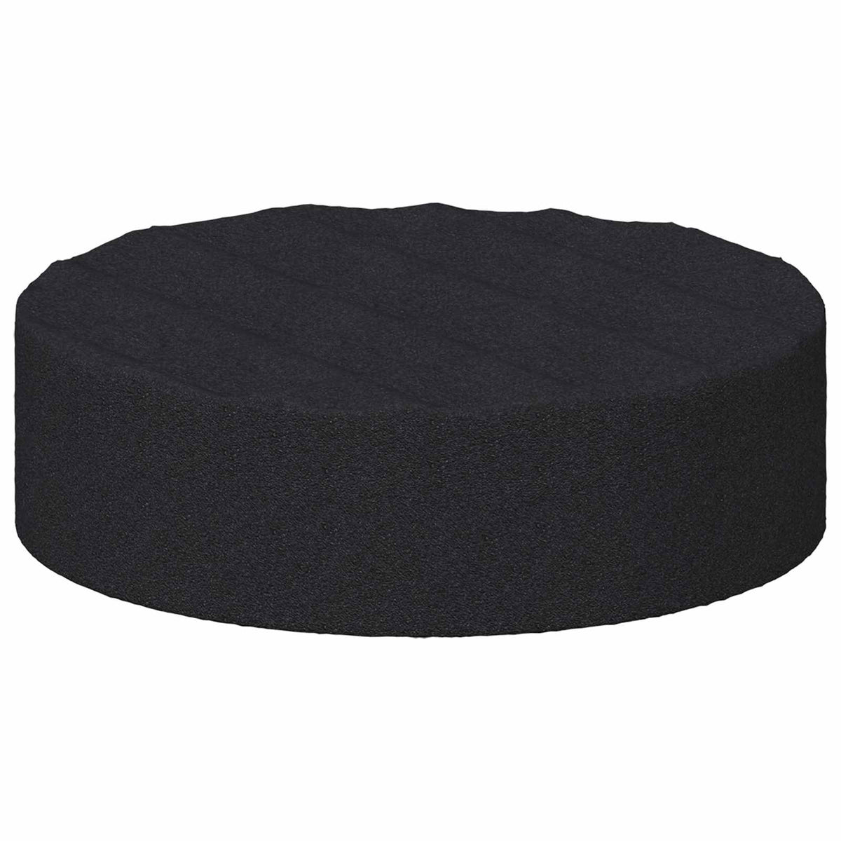 vidaXL Möbelkuddar 2 st Svart Ø 14 x 4 mm EVA