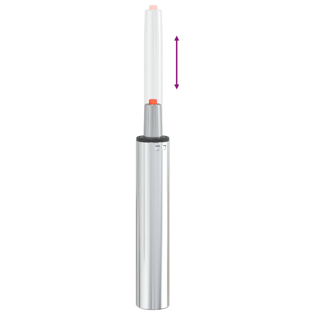 vidaXL Kontorsstolens gascylinder Krom 307-447 mm Järn