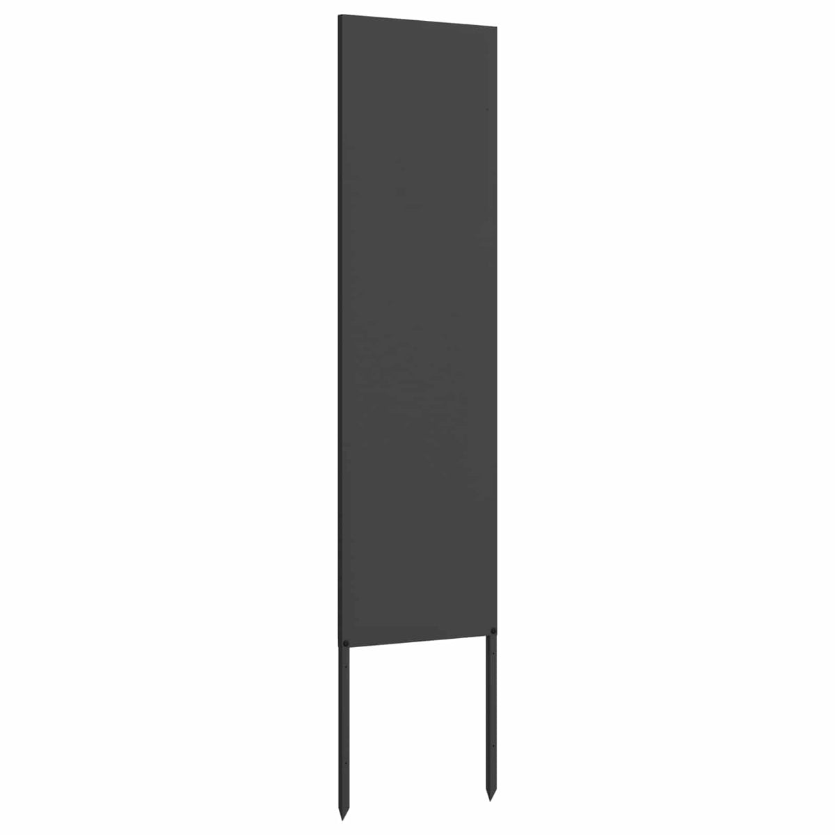 vidaXL Trädgårds integritetsskärm Svart 32 x 140 cm Kallvalsat stål
