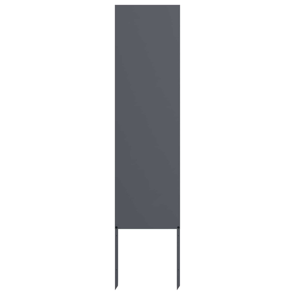 vidaXL Trädgårds integritetsskärm Antracit 32 x 140 cm Kallvalsat stål
