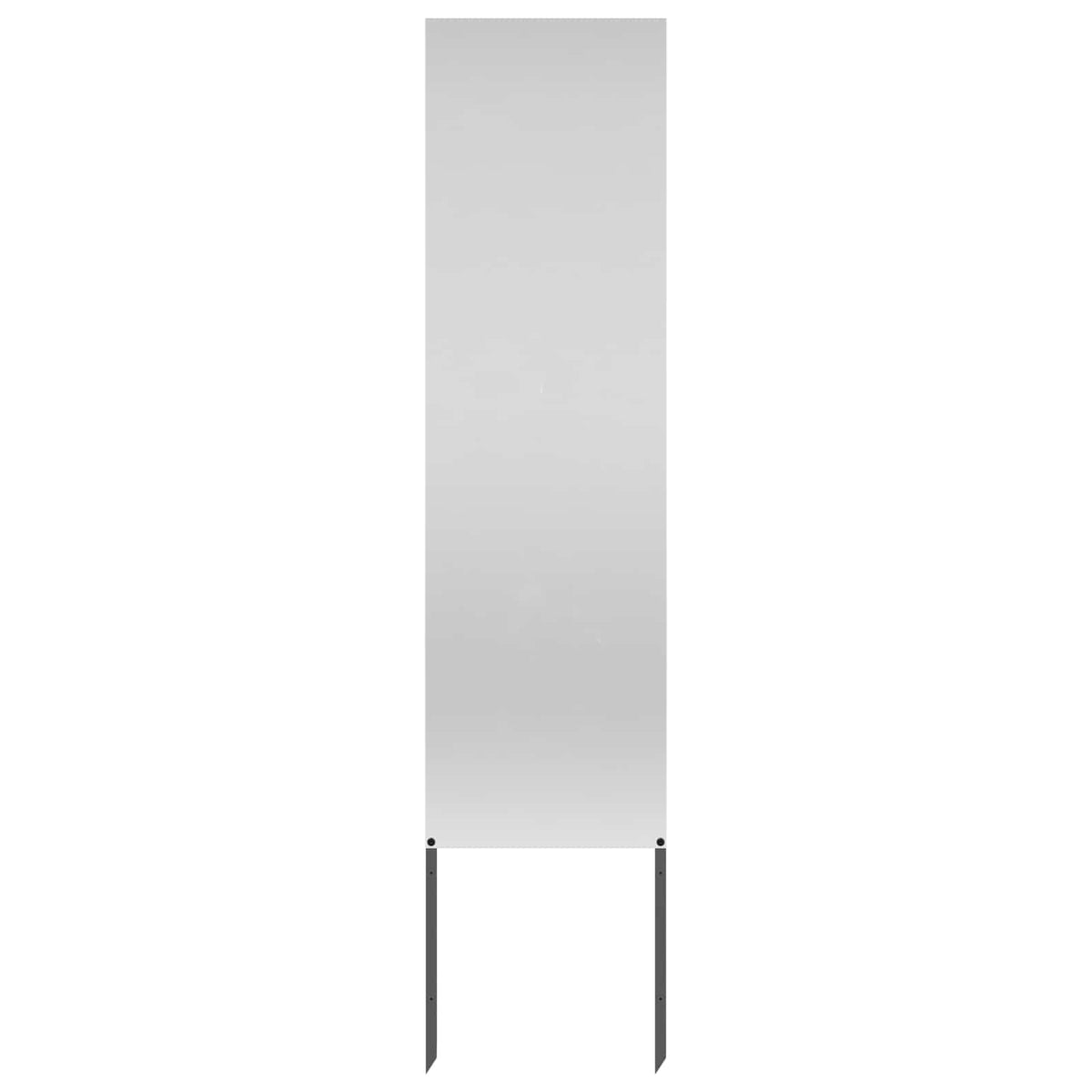 vidaXL Trädgårds integritetsskärm Silver 32 x 140 cm Galvaniserat stål